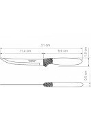 Grillkniv Tramontina Röd 210mm, 12st/frp