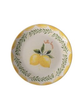 Tallrik flat rund Limoncello 20cm, 6st/frp