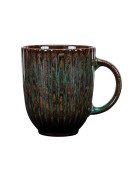 Daisy Mugg 35cl grönsvart dekor, 6 st/frp