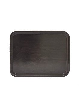 Bricka 43x33 cm svart ek