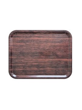 Bricka 43x33 cm valnöt