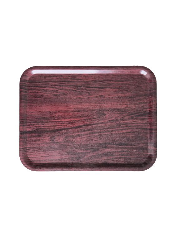 Bricka 43x33 cm Mahogny