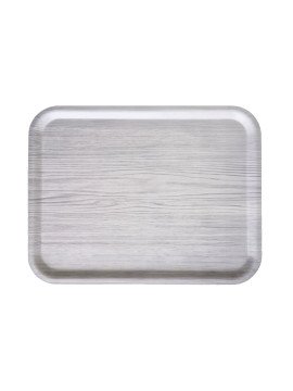 Bricka 43x33 cm vit ask