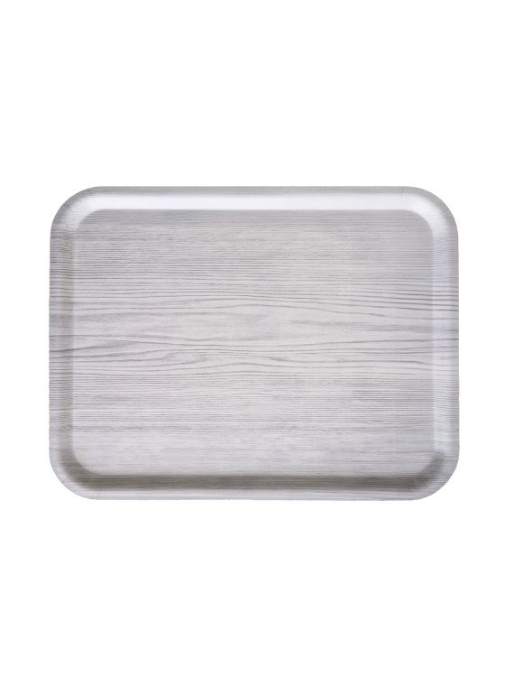 Bricka 43x33 cm vit ask