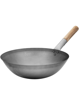 Wokpanna kolstål 36 cm