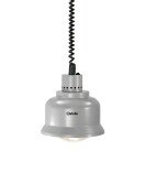 Värmelampa, matt silver